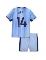 Tottenham Hotspur Archie Gray #14 Bortedraktsett Barn 2024-25 Korte ermer (+ bukser)